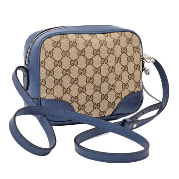 Gucci Canvas Supreme Camera Bag Caspian Blue NEW W DUST BAG - Picture 4 of 8